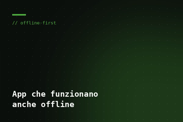 Blog: App offline-first.