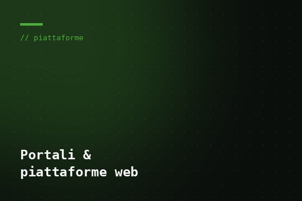 Blog: Portali e piattaforme web.