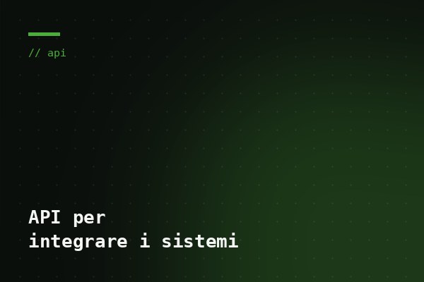 Blog: Sviluppo API. Vantaggi chiave